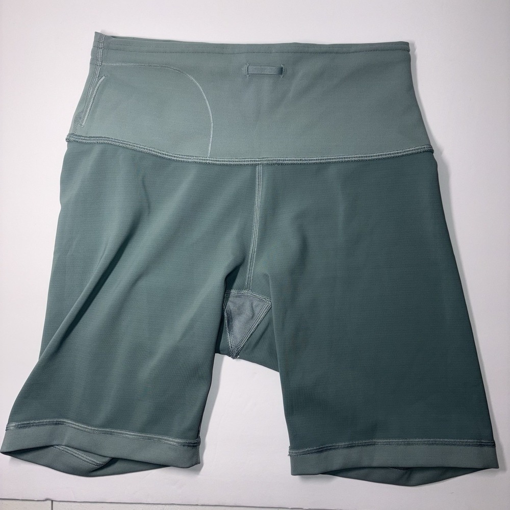 Lululemon Align Shorts Womens 8 High Rise Sage Zip Pocket Athletic Zip - Picture 4 of 6
